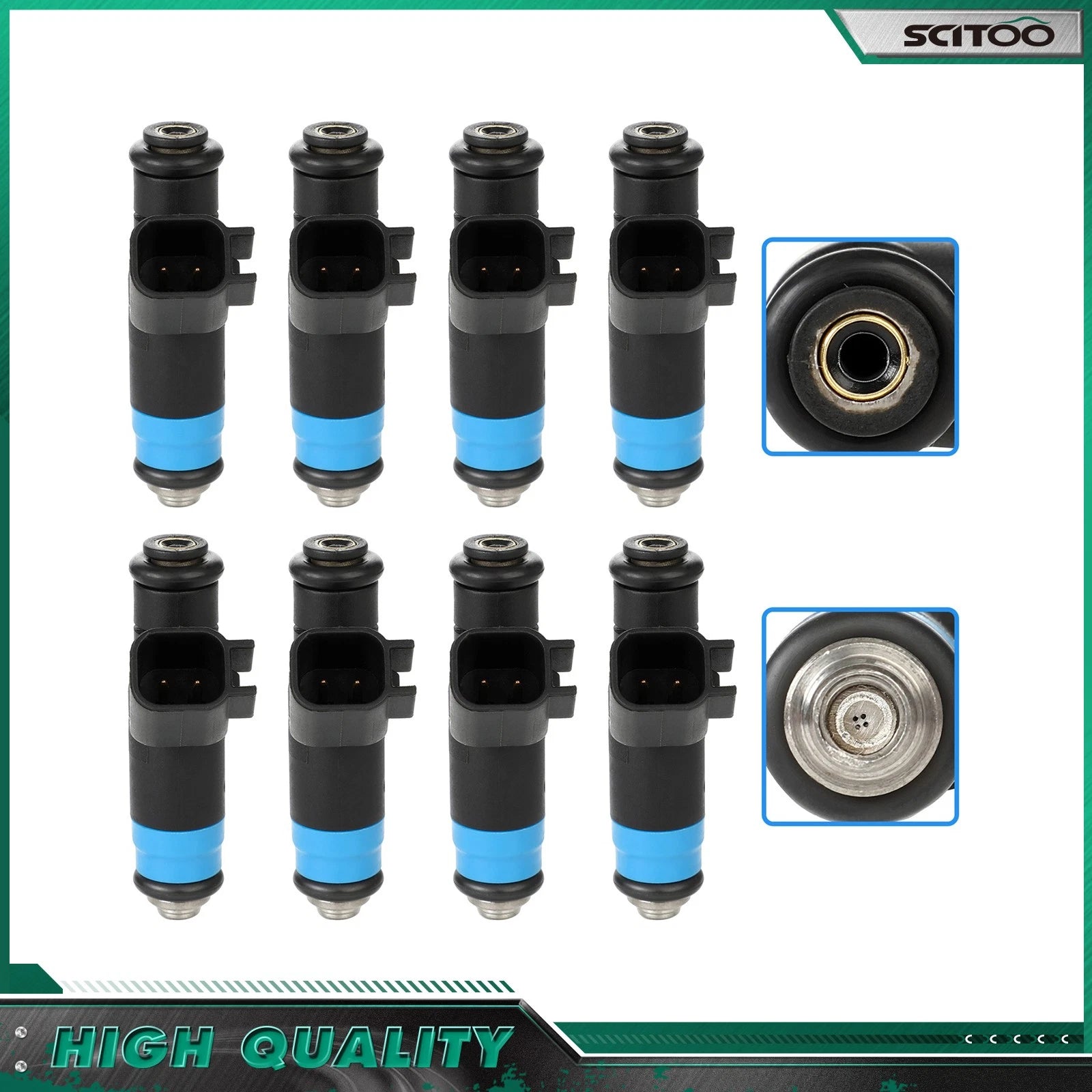 Set of 8 Fuel Injectors for Dodge Ram 1500 2500 3500 5.7L (2003) 53032142AC