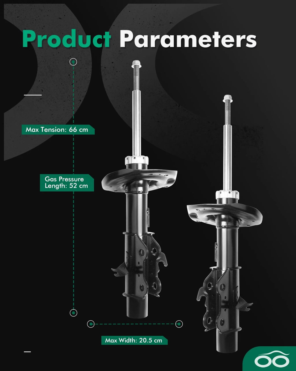 Front Pair Shocks & Struts for Chevrolet Camaro (2010–2012)