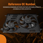 Cooling Module Fan for Volvo S60 S80 V60 XC60 XC70 (2009–2016) FA71811 32339742 240W