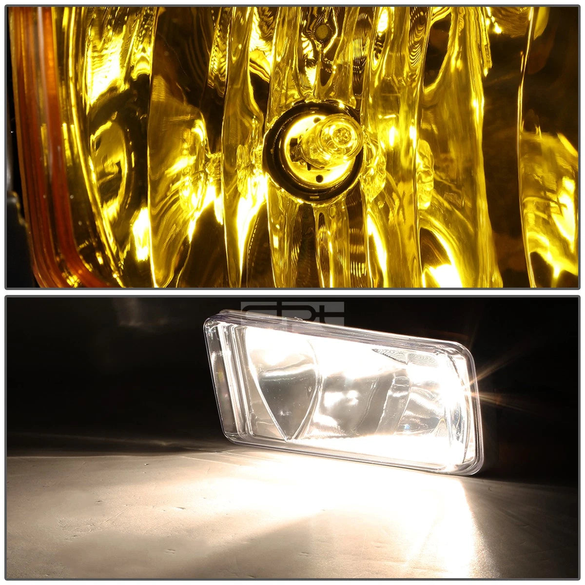 Fog Light Lamp Pair + Switch Kit for Chevrolet Silverado 1500 (2014–2015)