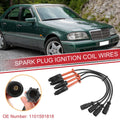 Set of 4 Spark Plug Wire Ignition Coil Cables No. 1101591818 for Mercedes-Benz C220 