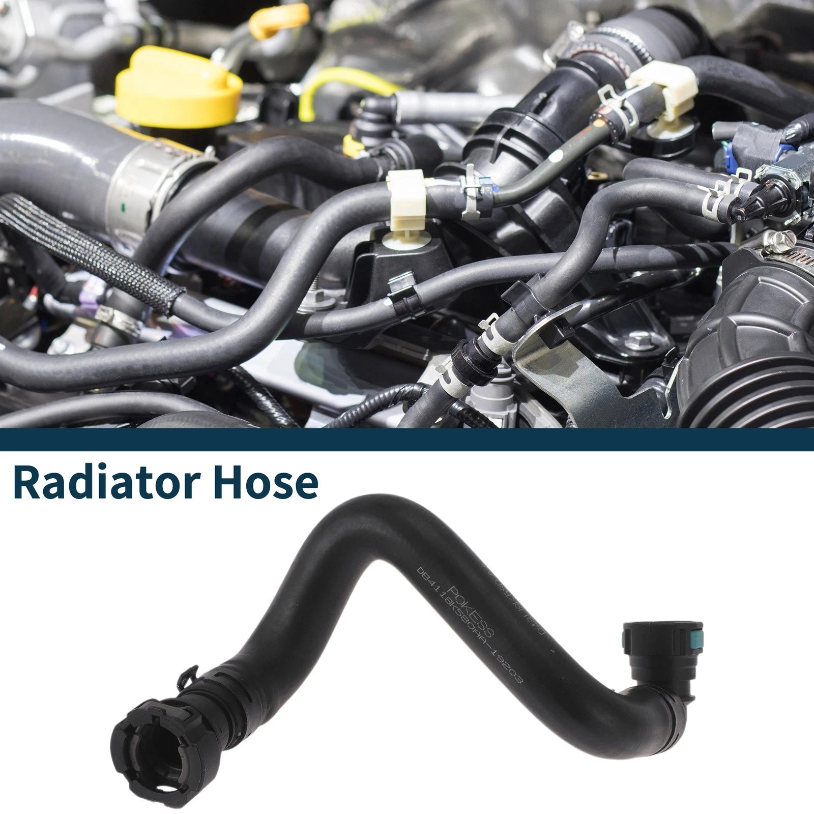 Radiator Hose No.D4B118K580AA for Ford EcoSport (2016) Rubber Outlet Pipe