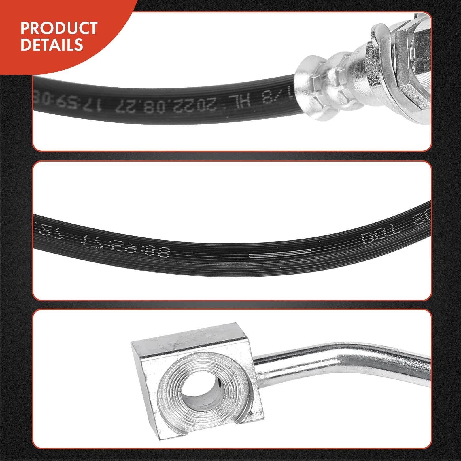 Front Left Brake Hydraulic Hose for Ford Mustang (1994-1998)