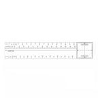 CNP-3 Slide Rule for Air Navigation Distance Angle Conversion (38.1x7cm)