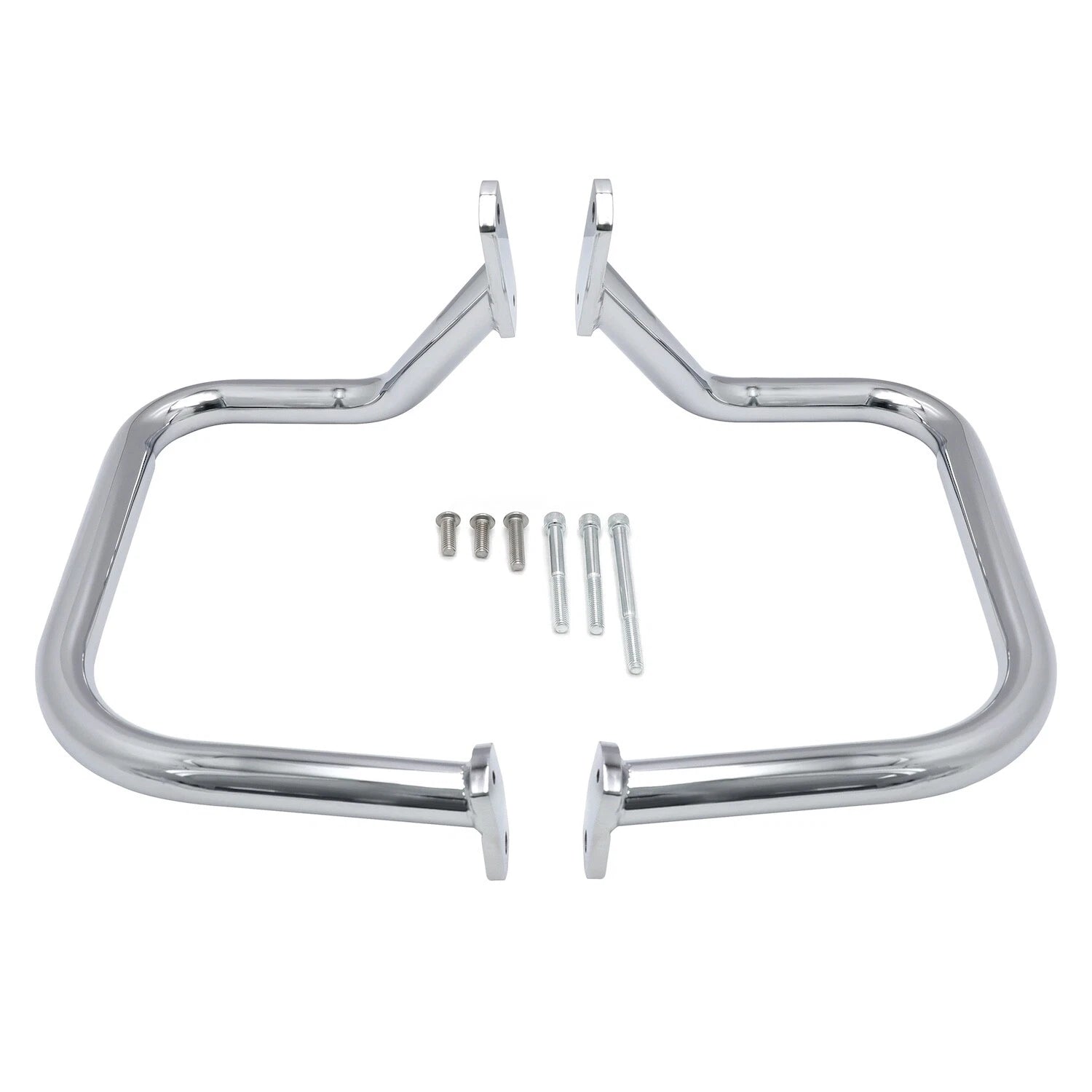 Chrome 1.25" Rear Saddlebag Guard Crash Bar for Harley Softail (1997–1999)