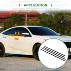 Set of 4 Weatherstrip Window Seal No.72410S5A003 for Honda Civic (2001–2005)