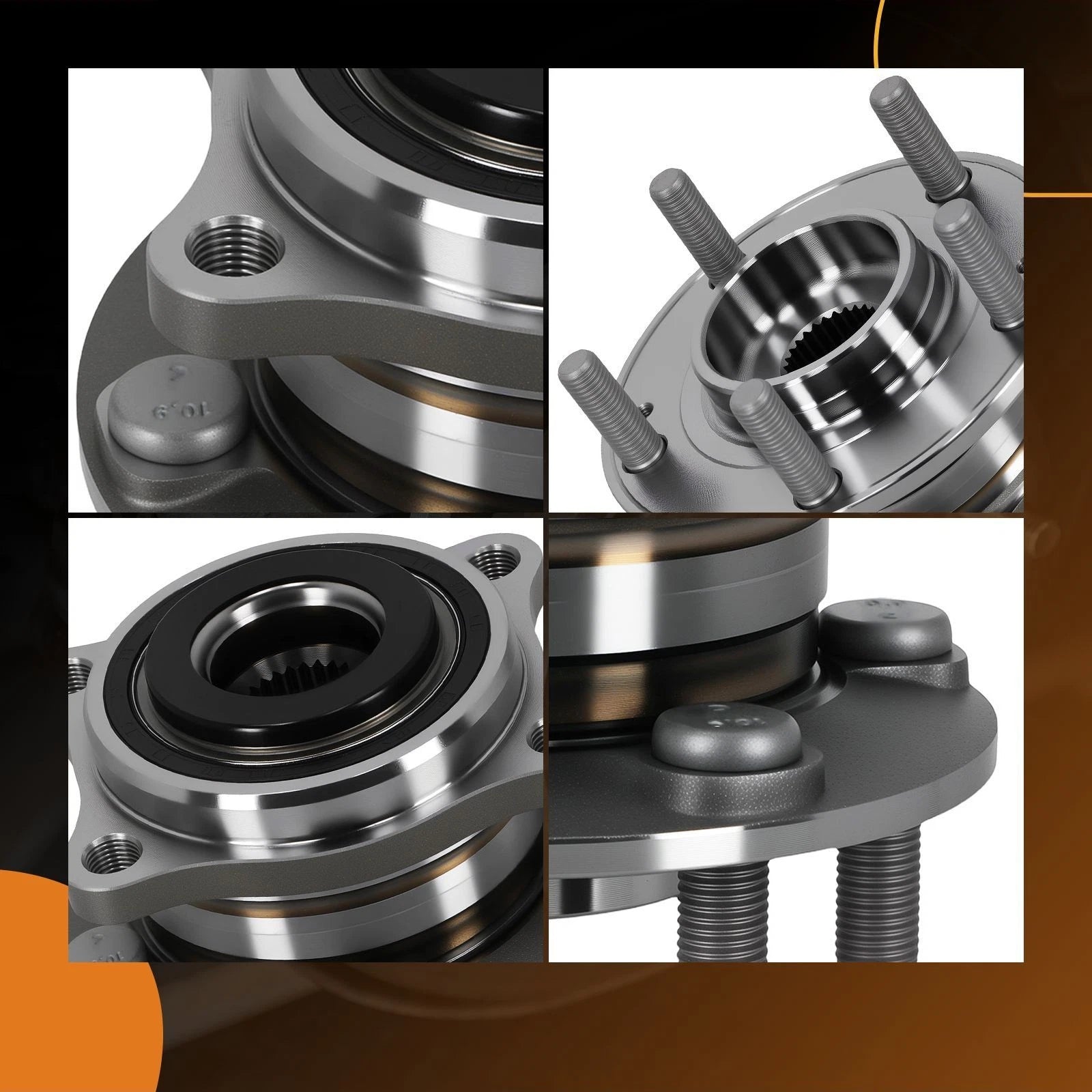 1x Front Left Right Wheel Hub & Bearing for Kia Sorento (2011-2015)