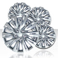 16" 10 Double Spoke Silver Wheel Covers with Toyota Camry Style (Set of 4)