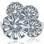16" 10 Double Spoke Silver Wheel Covers with Toyota Camry Style (Set of 4)