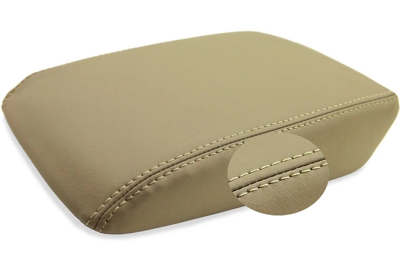 Center Console Armrest Cover for Acura TL (2004–2008) Beige PVC Leather