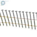 3600 Pcs 0.092"×2-1/2" Siding Nails Collated Wire Coil Full Round Head