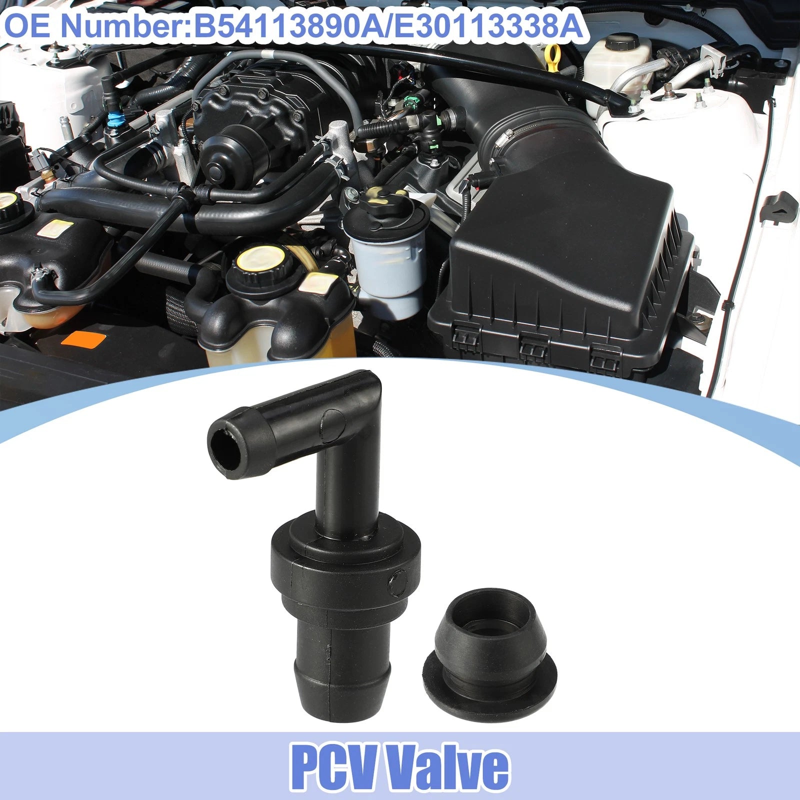 PCV Valve Grommet Kit for Mazda Miata 1.8L (1999–2000) No.B54113890A/E30113338A