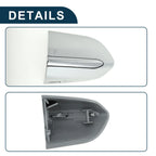 Front Left Door Handle Cover Trim for Ford Mondeo Edge Taurus (2013–2020) Silver Tone