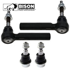 4pc Front Outer Tie Rod Lower Ball Joint Kit for Chevrolet GMC