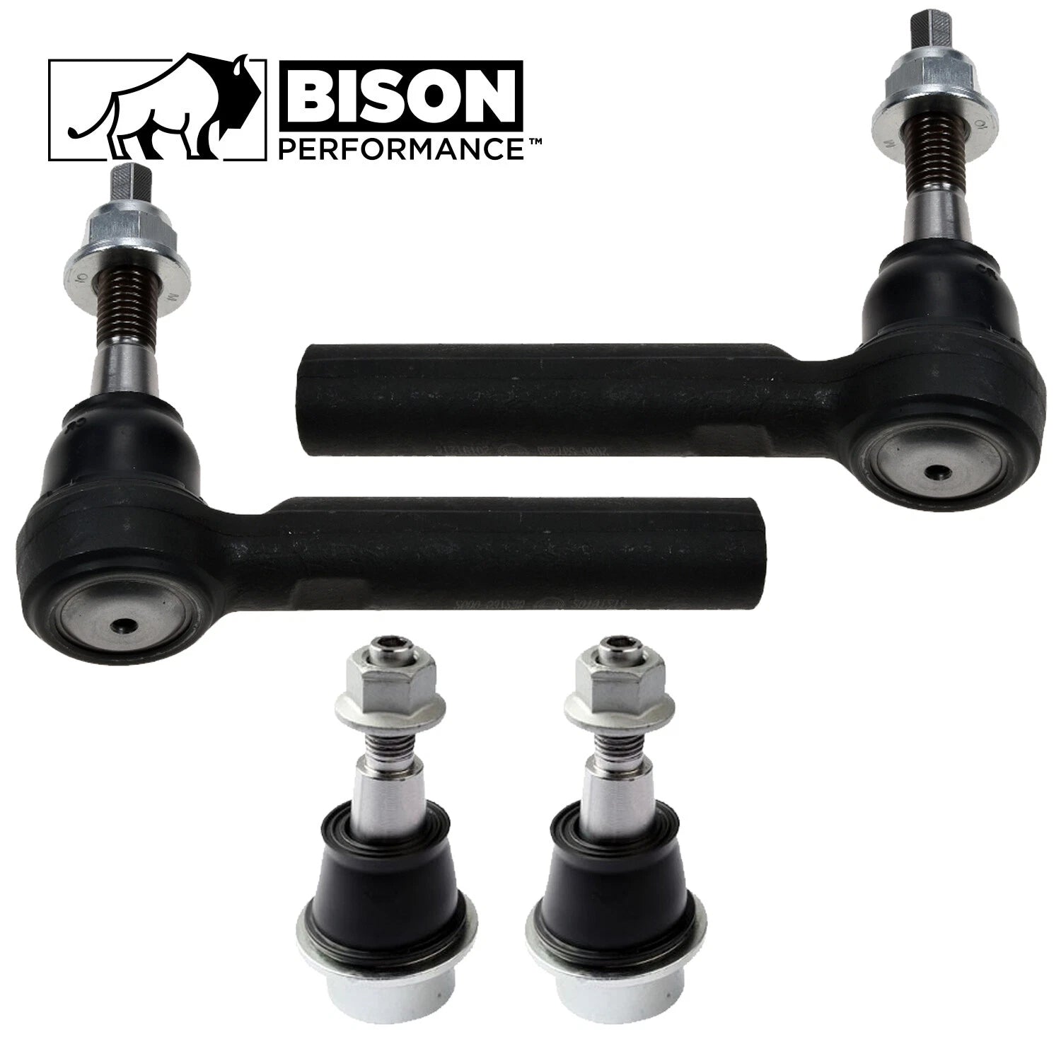 4pc Front Outer Tie Rod Lower Ball Joint Kit for Chevrolet GMC