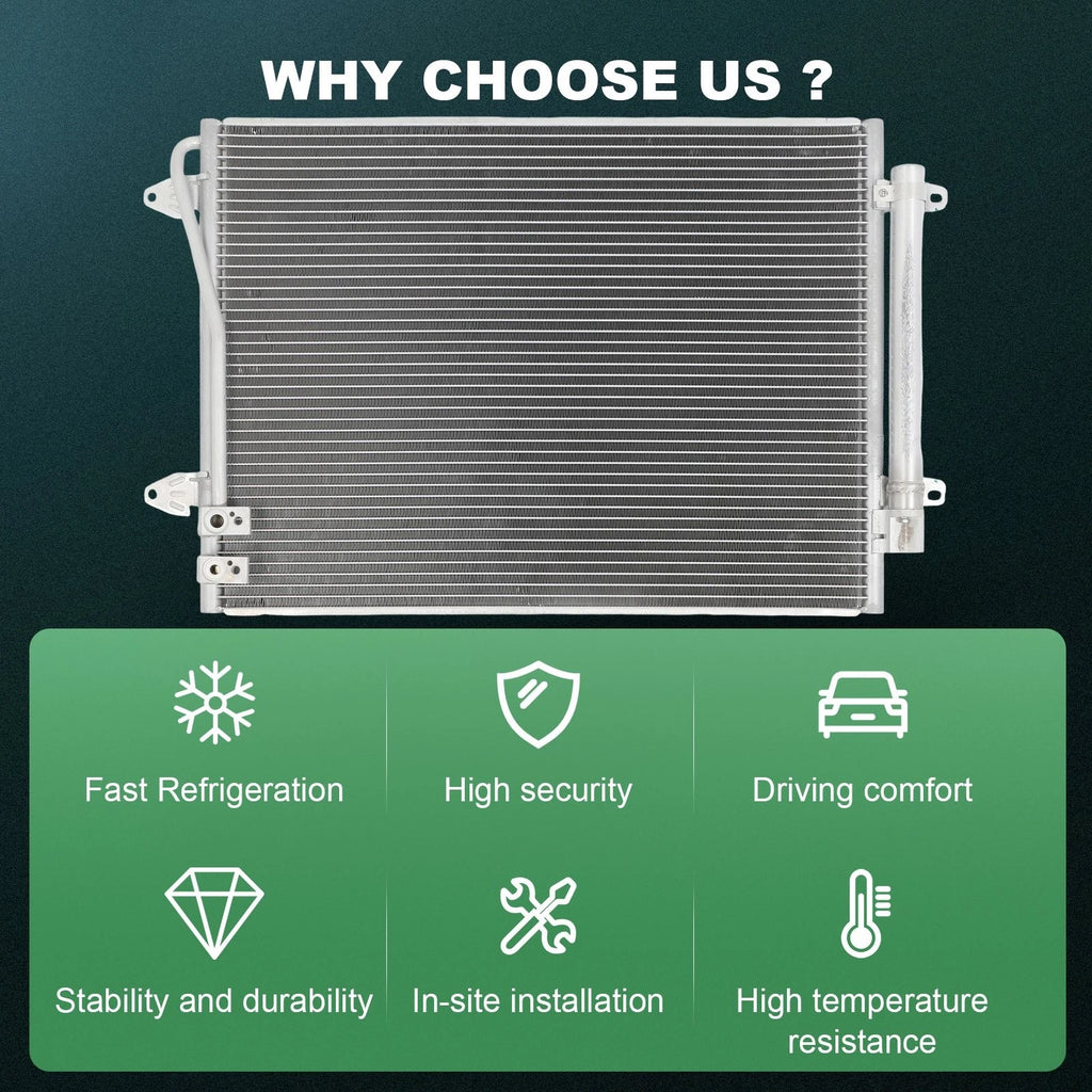 AC Condenser for Volkswagen Passat (2016–2019)