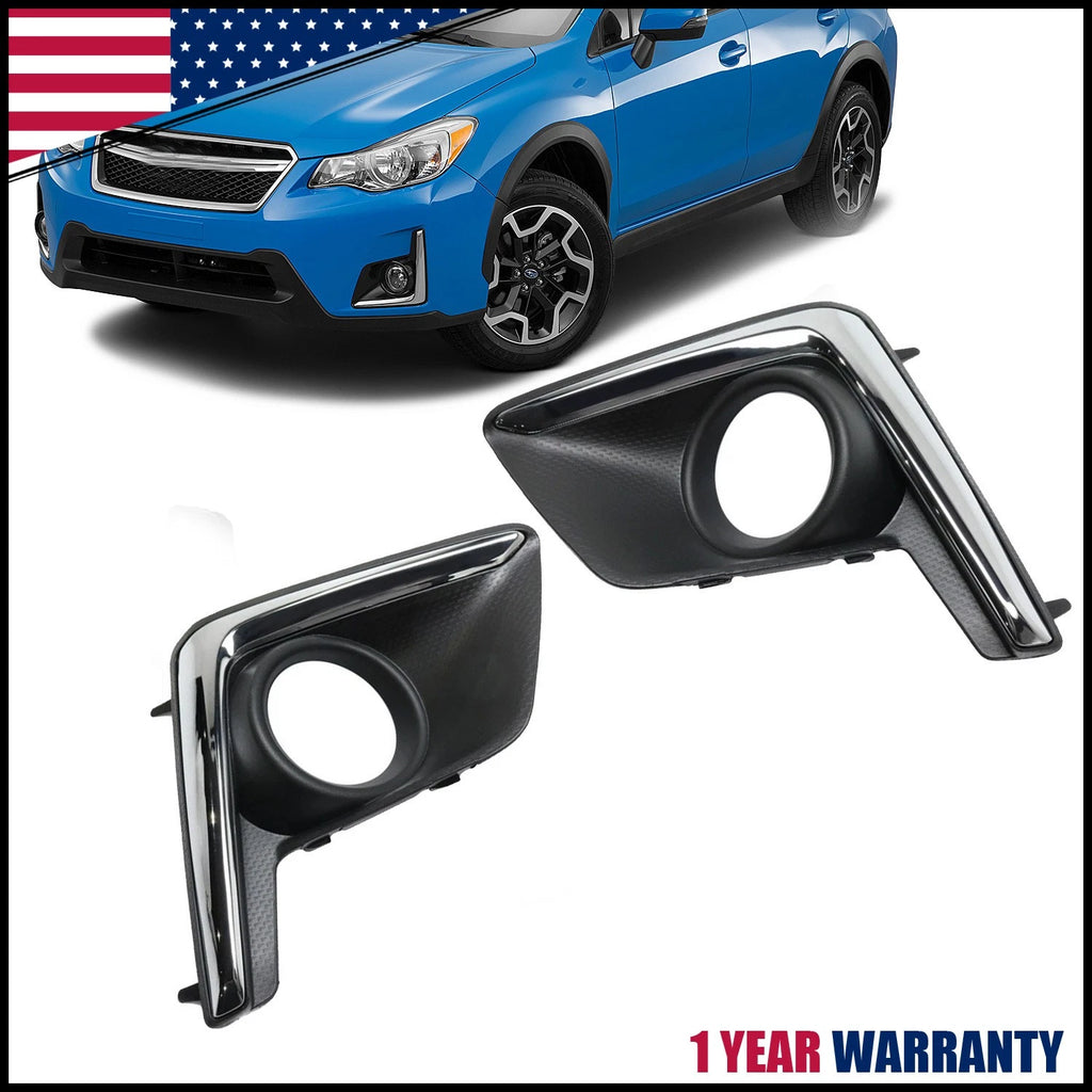 Front Fog Light Trim Bezel Cover LH & RH for Subaru Crosstrek (2016–2017)