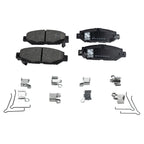 Set of 4 Ceramic Brake Pads for Lexus GS300, Supra (1993–1998)