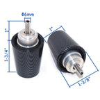 Set of 2 Handle Bar Ends Grip Ends Carbon Style for Honda CBR (1993–2007)