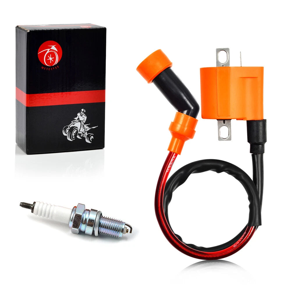 Ignition Coil & Spark Plug for Yamaha Kodiak 400 (2000-2006)