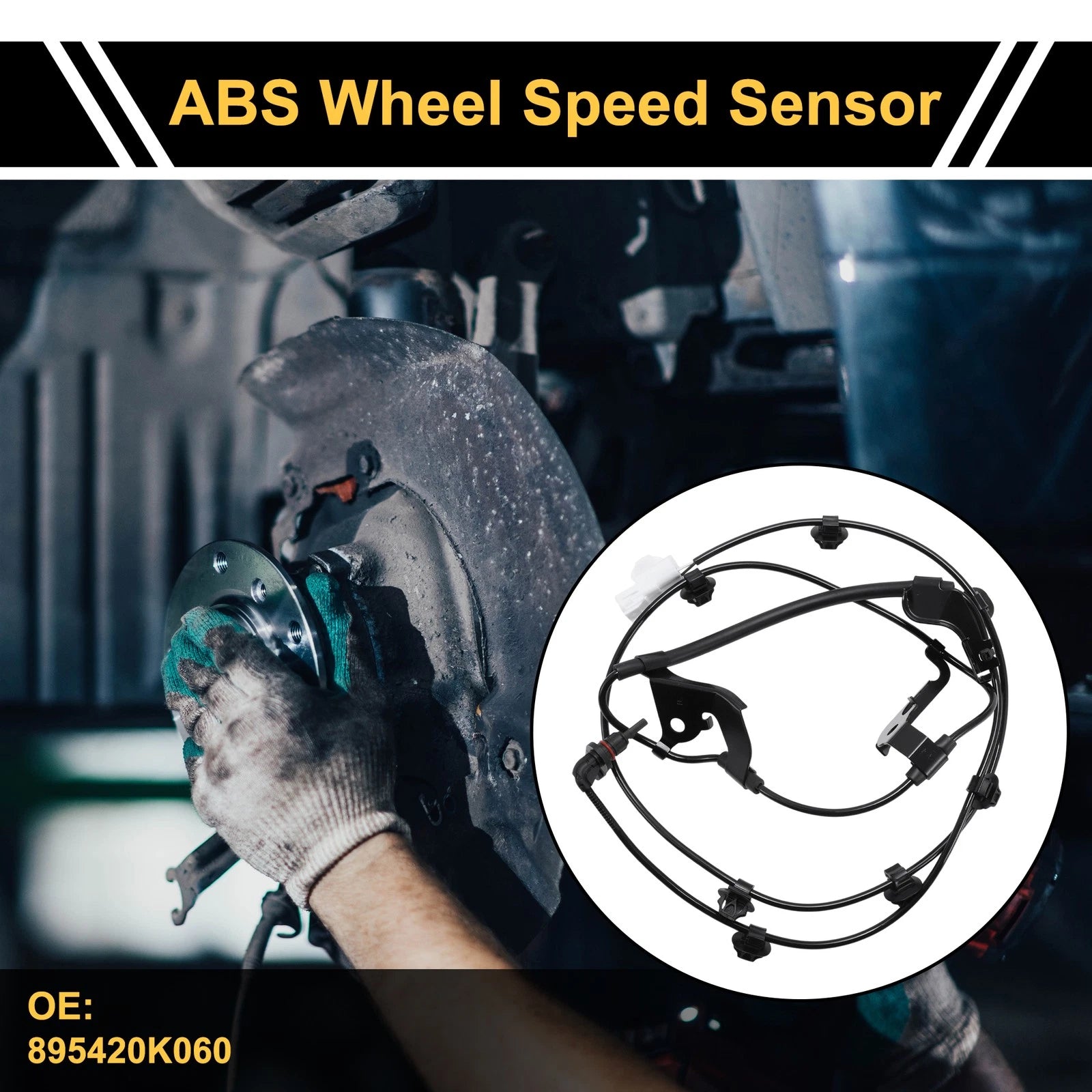 ABS Wheel Speed Sensor No. 895420K060 for Toyota Hilux (2015–2021) Front Right