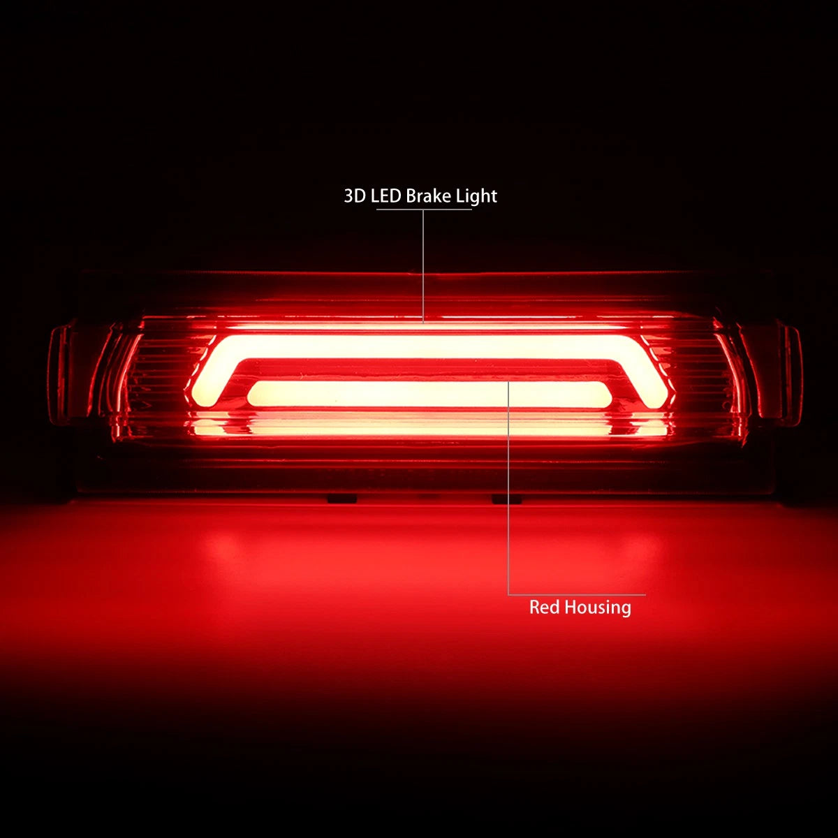 3D LED Bar Third Tail Brake Light for Chevy Corvette (1991–1996)