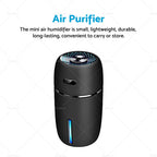 USB Car Air Purifier Diffuser for Universal Use (LED, Humidifier)