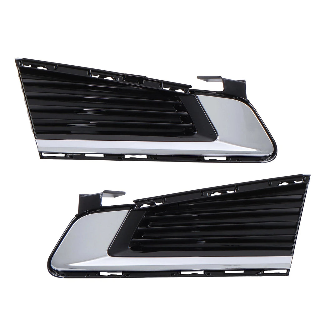 Set of 2 Front Bumper Fog Light Covers for Cadillac CTS (2014-2019)