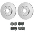 Set of 2 Bosch QuietCast Front Rotors & Akebono ProACT Pads for GX460 (2010–2023)