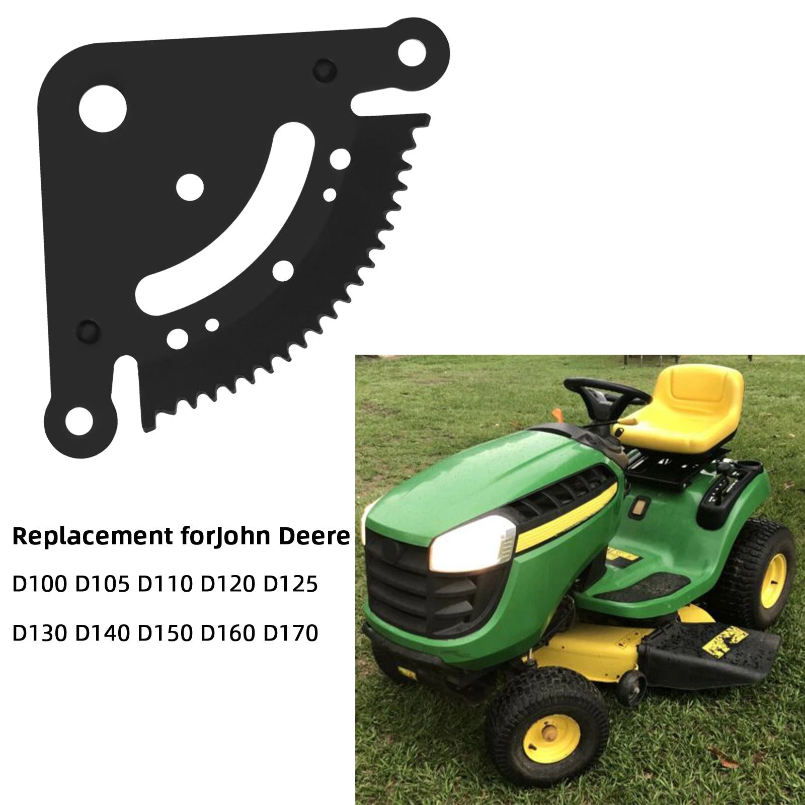 Steering Sector Gear Kit for John Deere Lawn & Garden Tractor (19 Teeth)