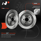 Rear Disc Brake Rotors for Ford Explorer Taurus Flex Lincoln (2013-2019)