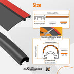 2X Slide-Out D-Seal Wiper & Seal Base Kit for EK RV (018-312-EKD, 018-341)