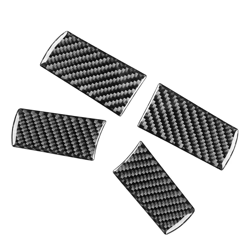 Set of 4 Carbon Fiber Look Steering Wheel Cover Panels for Chrysler 300 300C (2005–2010)
