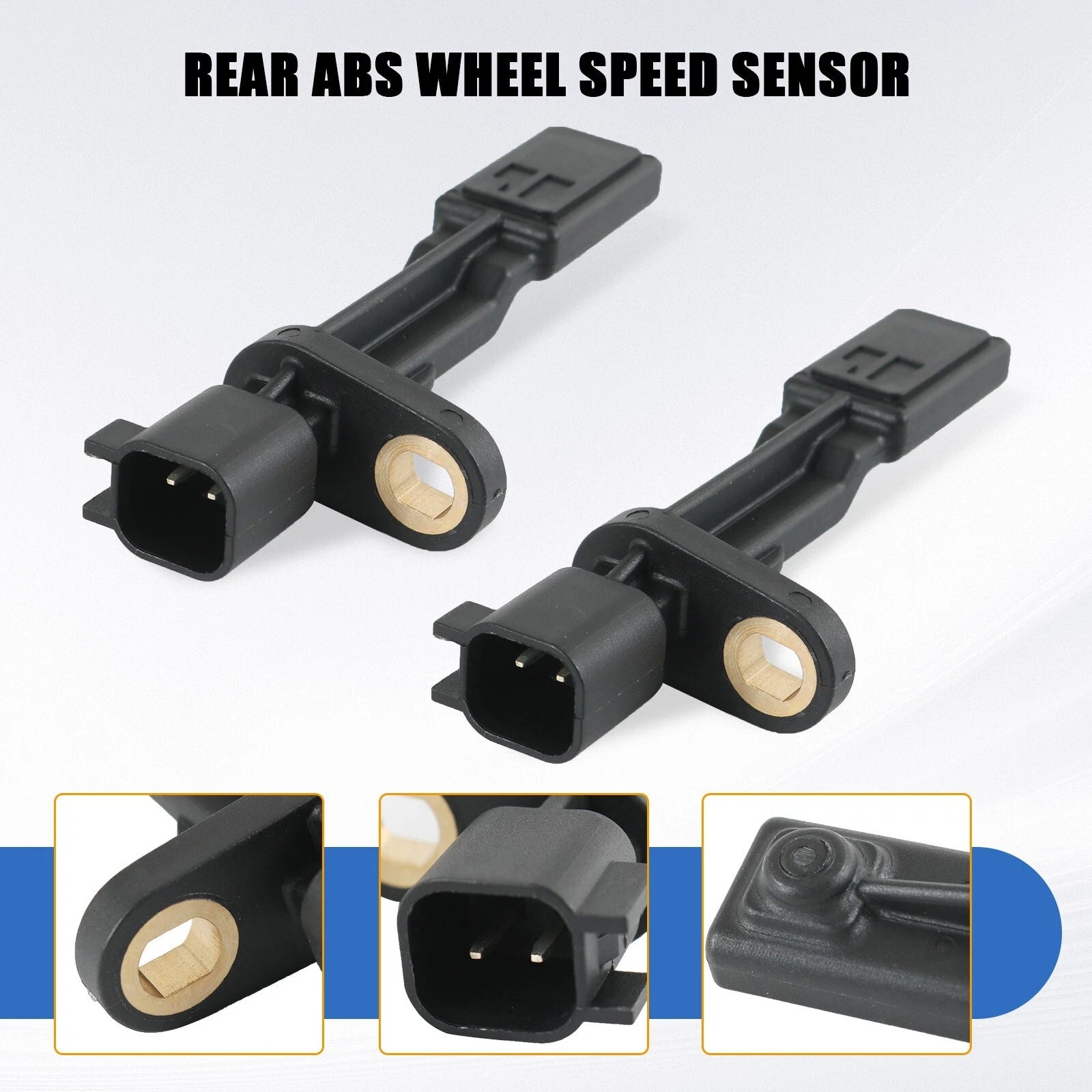 Set of 2 ABS Wheel Speed Sensors for Jeep Liberty (2006–2007)