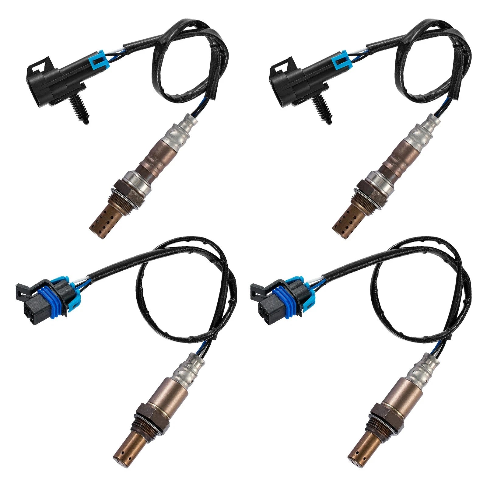 Set of 4 Oxygen O2 Sensors for Isuzu Ascender 2006, Saab 9-7x 2006