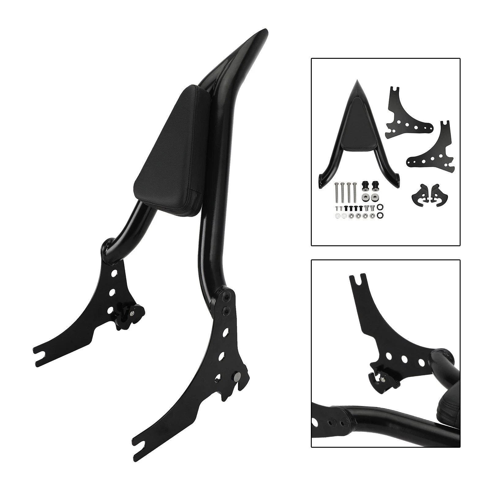 Passenger Backrest for Sportster XL883 C/R XL1200R XLH883 XLH1200 (2004–2020)