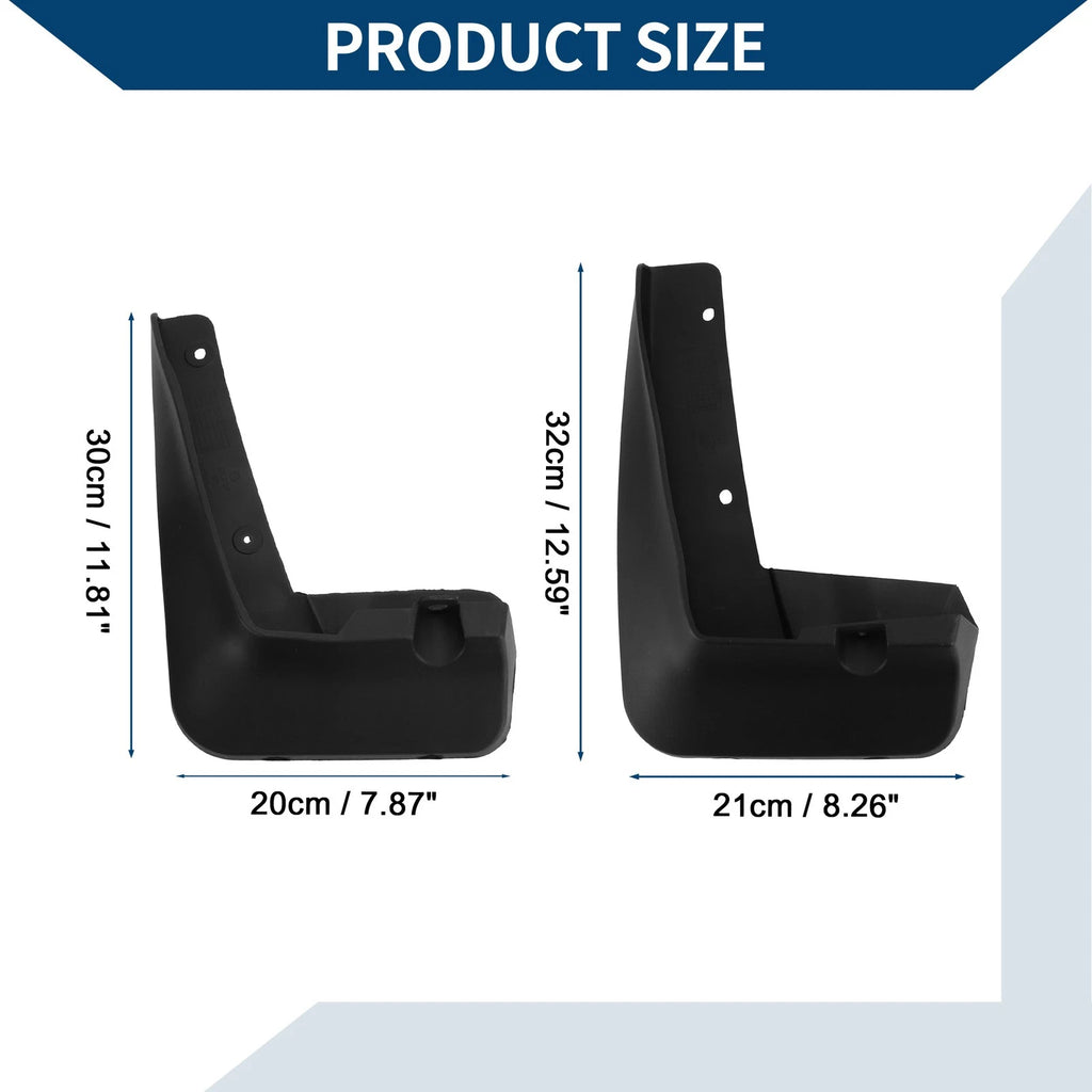 Set of 4 Mud Flaps Splash Guards for BMW X2 (2018–2021)