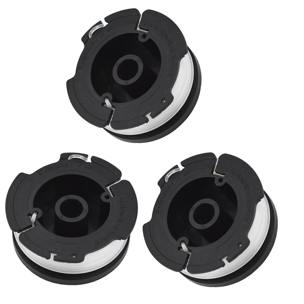 3 Pack Replacement Trimmer Spools for BLACK+DECKER GH600