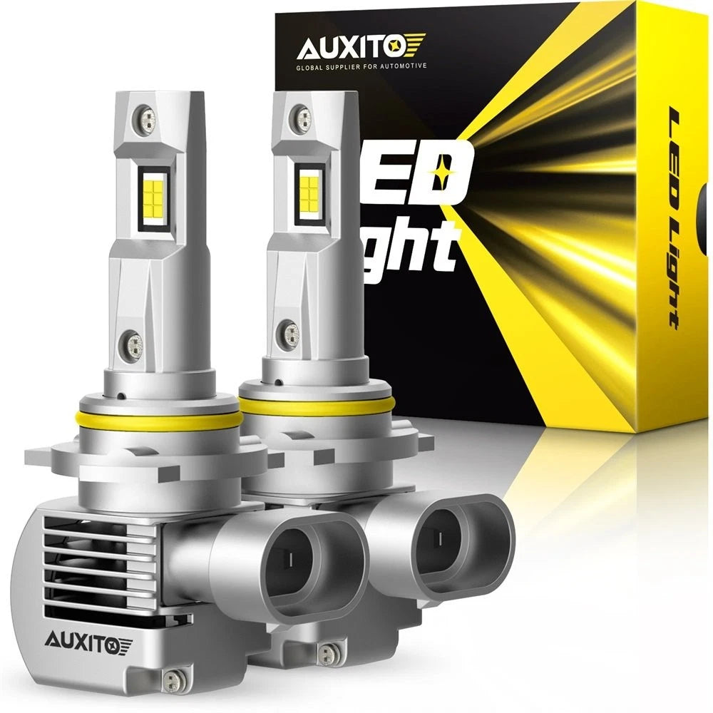 Set of 2 AUXITO 9012 HIR2 LED Headlight Bulbs for High/Low Beam