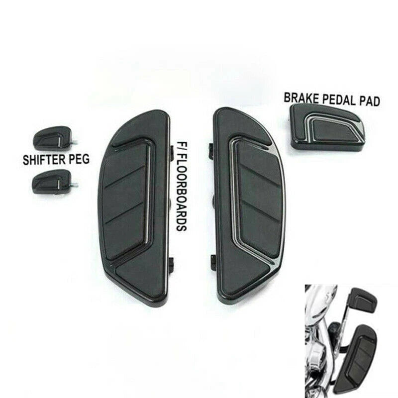Driver Footboard Brake Pedal Shifter Pegs for Harley Electra Road Glide (1986–Present)