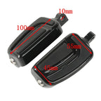 10mm Male Mount Footpegs for Harley Touring Sportster XL883 1200 (2004-2023)