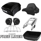 Trunk Pad Rack Speakers for Harley Street Road Glide (2009–2013)