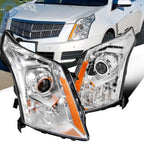 Halogen Projector Headlights Pair for Cadillac SRX (2010–2016)