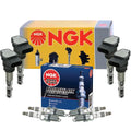 Set of 4 Ignition Coils & 4 Iridium IX Spark Plugs for Audi Volkswagen
