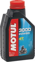 MOTUL 3000 20W-50 Mineral 4T Engine Oil 1L (Part No. 107318)