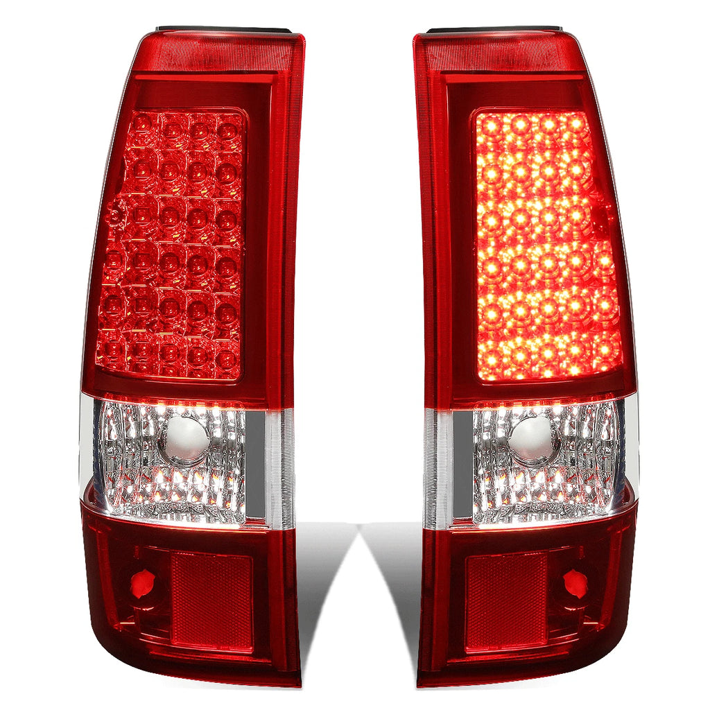 Headlight and Tail Light Set for Silverado (2003–2007) - Black/Clear, Chrome, LED