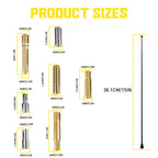 15" Black Stainless Antenna Mast for Ford F-150 (2009–2023)