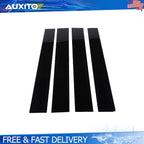4PCS Gloss Black Door Window Pillar Post Cover Trim for Dodge Ram 1500 (2019–2025)