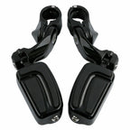 1 1/4" Short Angled Highway Engine Guard Footpeg Mount for Harley Touring