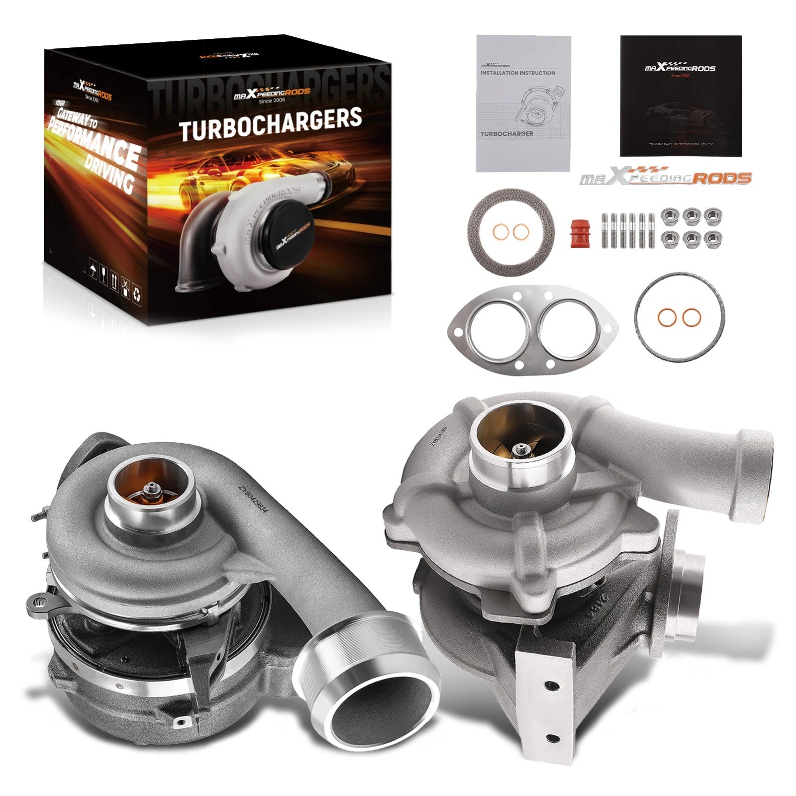 Billet Turbo High & Low Pressure for Ford F-Series 6.4L Powerstroke (2008–2010)